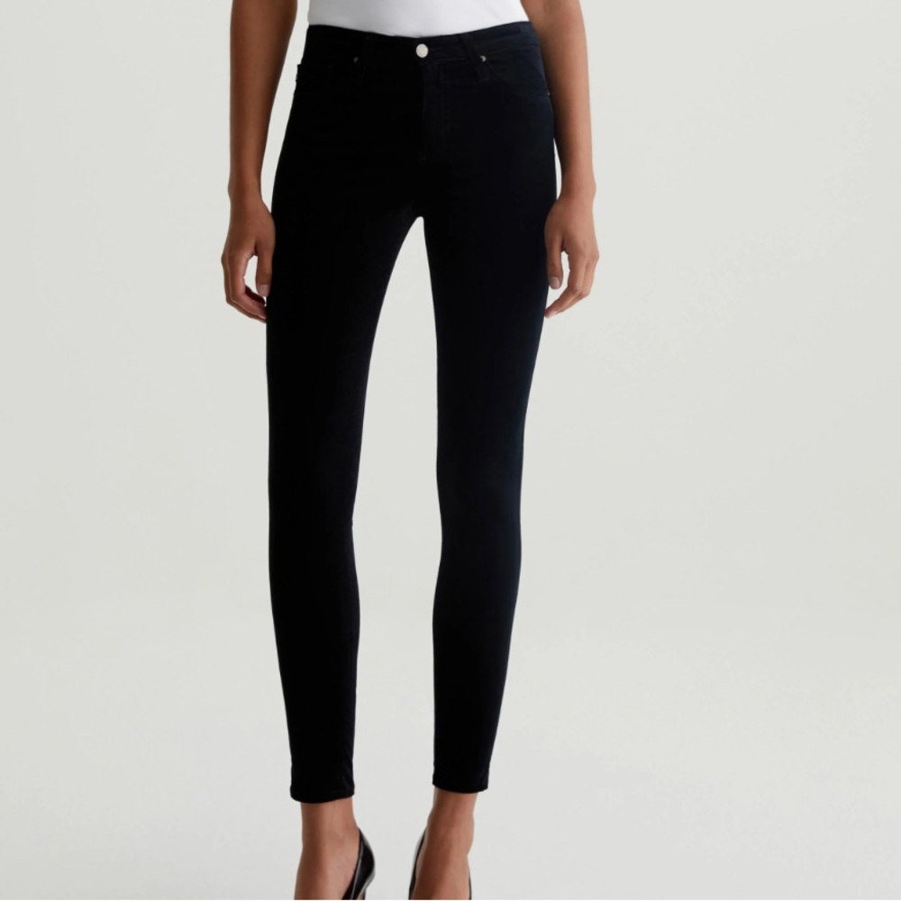 AG Jeans Farrah High Waisted Skinny Black